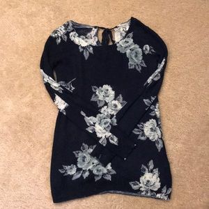 LC by Lauren Conrad floral sweater